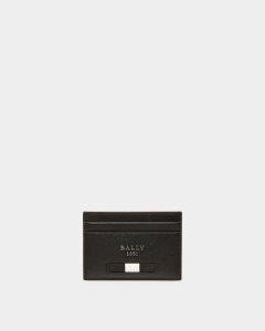 Bally Bhar Leather Card Holder Black | WLNVR2183