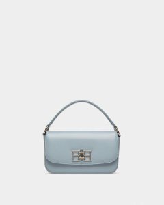 Bally Brodye Leather Cross-Body Bag Blue | QDXYP6290