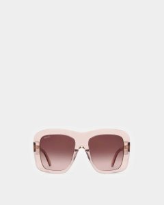 Bally Constance Acetate Sunglasses Brown | BQDGR5432