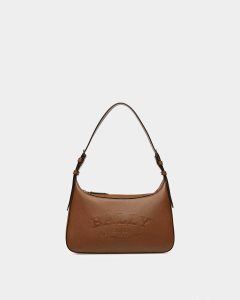 Bally Coralye Leather Cross-Body Bag Brown | UTMCW4521