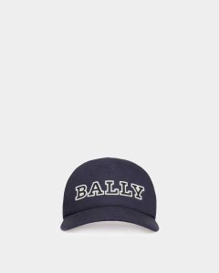 Bally Cotton Baseball Cap Blue | VJMAS2819