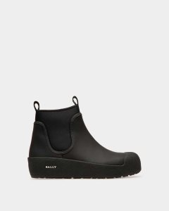 Bally Gadey Leather And Rubber Boots Black | JTAVP4520