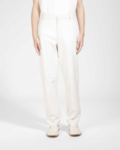 Bally Leather Trousers White | DSRNQ3219