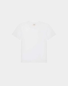 Bally Organic Cotton T-Shirt White | SDNLY4125