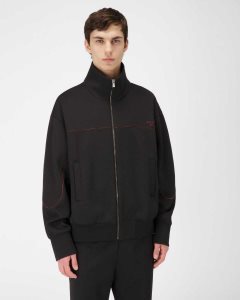 Bally Polyester Mix Sweatshirt Black | LHPUJ6143