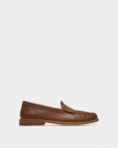 Bally Ron Leather Moccasins Brown | ZBHFX3407