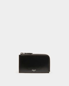 Bally Scord Leather Card Holder Black | ZKAWV0729