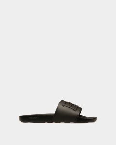 Bally Scotty Rubber Sandals Black | AJLWV0963