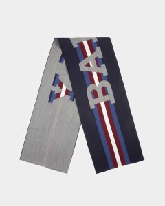 Bally Wool And Silk Scarf Blue | YHZUT5246
