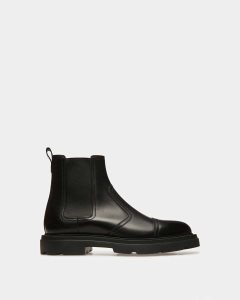 Bally Zecron Leather Boots Black | FAJYI2964